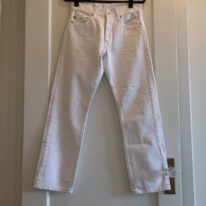 Levi’s WHITE 501’s 29x30